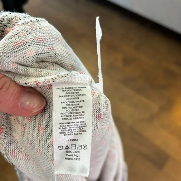 Loft Woven Chenille Shift Dress size 12 Ruffle Cap Sleeves‎ - Picture 5 of 5